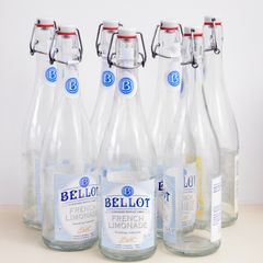 French Water Bottles with reusable porcelain caps and rubber seals
