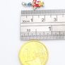Vintage Enamel Clown 925 Sterling Silver Charm Image 8