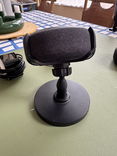 2 x Amazon Echo Dot - 3rd Gen, with 1 x stand and chargers