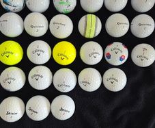 32 taylormade,  Callaway and srixon balls