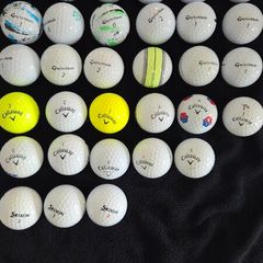 32 taylormade,  Callaway and srixon balls
