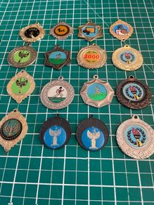 set of 16 vintage Medals