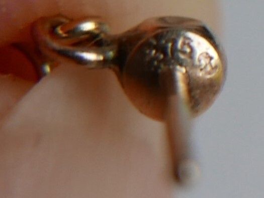 Vintage 9ct Gold 375  Drop/Dangle Art Deco  Earrings 1,46g