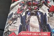 Transformers sticker collection book