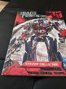 Transformers sticker collection book