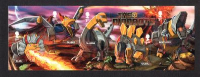 2022 Great Britain The Transformers Commemorative Stamps Miniature Sheet Mint Never Hinged (MNH)