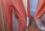 Vintage Peach Ski Pants Stirrup Leggings