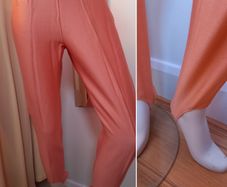 Vintage Peach Ski Pants Stirrup Leggings