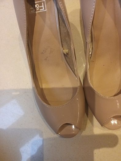 F&F Ladies Patent Shoes.  S.40 - 6.5-40. B.N.W.T.