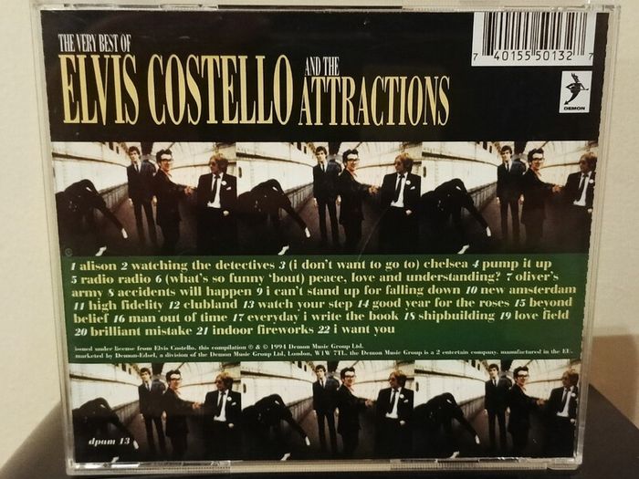 Elvis Costello The Very Best of Elvis Costello and The Attraction's 77-86 CD Album