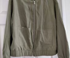 Khaki bomber jacket