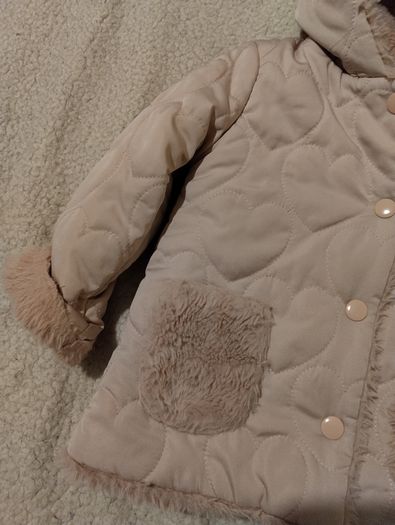 Warm Cosy Fleece Lined Hooded Jacket