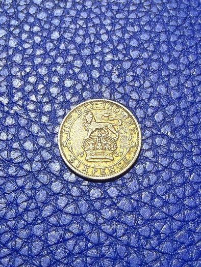 1927 Sixpence