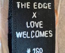 Edge U2 Love Welcomes Guitar Strap with signed card,  brand new numbered put of 500