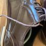 Kurt Geiger Oxford Leather Laced Shoes - Grape Colour- Size 42 Image 10