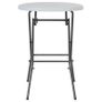Folding Bar Table White 80x110 cm HDPE Image 3