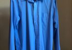 Boys School blue shirt, age 15-16