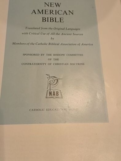 XL The New American Bible