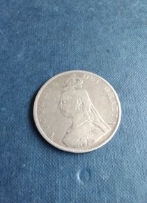 Victorian Silver Double Florin