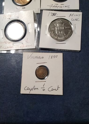 Five  Assorted Coins