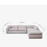Cloud Feather Corner Sofa Image 4