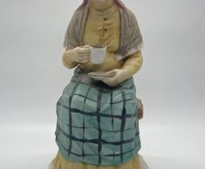Vintage Bisque 1950s Porcelain Figures x 2