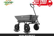 Garden Dump Cart 181kg - No-Flat Wheels