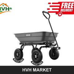 Garden Dump Cart 181kg - No-Flat Wheels