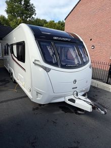Swift conqueror 650 island bed caravan