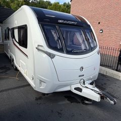 Swift conqueror 650 island bed caravan