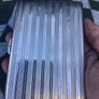 Mid Century Large Sterling Silver Gilded Cigarette Case(185 grams) Image 4