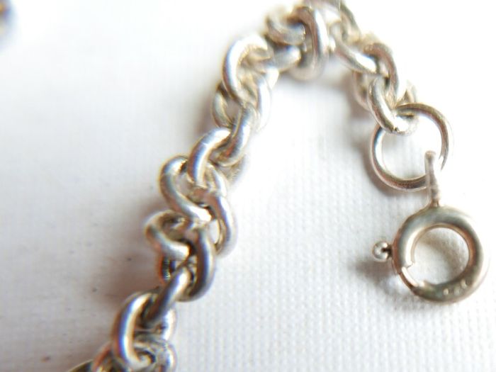 Vintage Sterling Silver 925 Cable Chain Link Necklace Length 24" - 23,07g