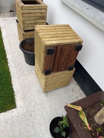Solid Timber Garden Planters 25e Each