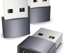 USB C Female to USB Male Adapter Pack of 3[Aluminum Shell, High Stability] Type C to USB A Converter Compatible with iPhone 14/13 Plus Pro Apple Watch Series 8 Ultra AirPods Pro CarPlay, etc.