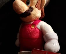 Super Mario Fire Mario 9" Plush Soft Toy Jakks Pacific