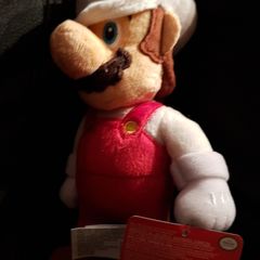 Super Mario Fire Mario 9" Plush Soft Toy Jakks Pacific