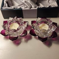 new newgrange crystal candle holders