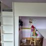 Ikea Loft Bed, Mattress, Desk, Wardrobe. Image 4