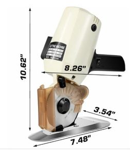 Electric Cloth Cutter Cutting Machine 100mm Rotary Fabric Cutter Fixed Speed