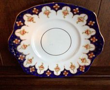 Edwardian Hand Painted Royal Albert Cake Serving Plate