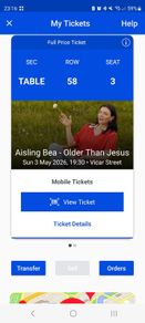 2 tickets Aisling Bea