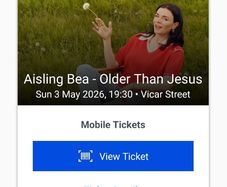 2 tickets Aisling Bea
