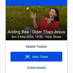 2 tickets Aisling Bea