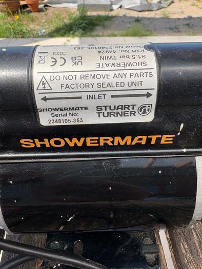 Showermate 1.5 bar pump