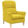 Armchair Yellow Velvet Image 2