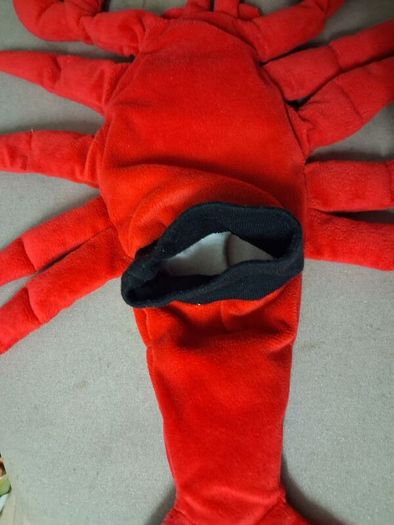 Lovely soft bright red Scorpion Hand Puppet