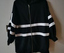 Over sized zipped hoodie (boohoo)