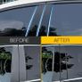 Decorative Trim Stickers for The for BMW Series 5 Models from 2004 to 2010 for The BC Center Pillar Image 5