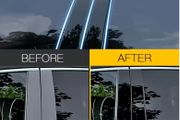 Decorative Trim Stickers for The for BMW Series 5 Models from 2004 to 2010 for The BC Center Pillar