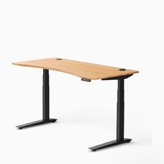Fully Jarvis bamboo contour standing/sitting desk